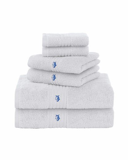 Southern Tide Performance 5.0 Bath Towel 6-Piece Set - Optical White For Home