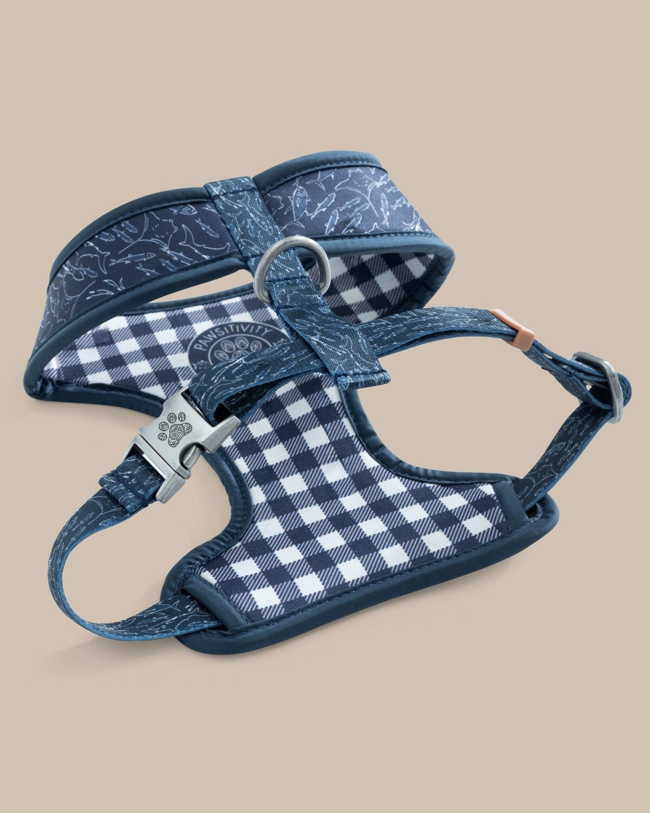 Southern Tide ST x Pawsitivity Schooling Fish Dog Harness For Home