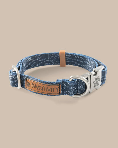Southern Tide ST x Pawsitivity Schooling Fish Dog Collar For Home