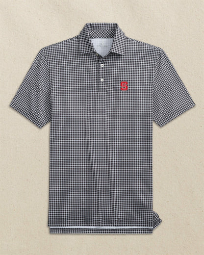 Southern Tide NC State Wolfpack Driver Dunes Edge Plaid Polo For Collegiate