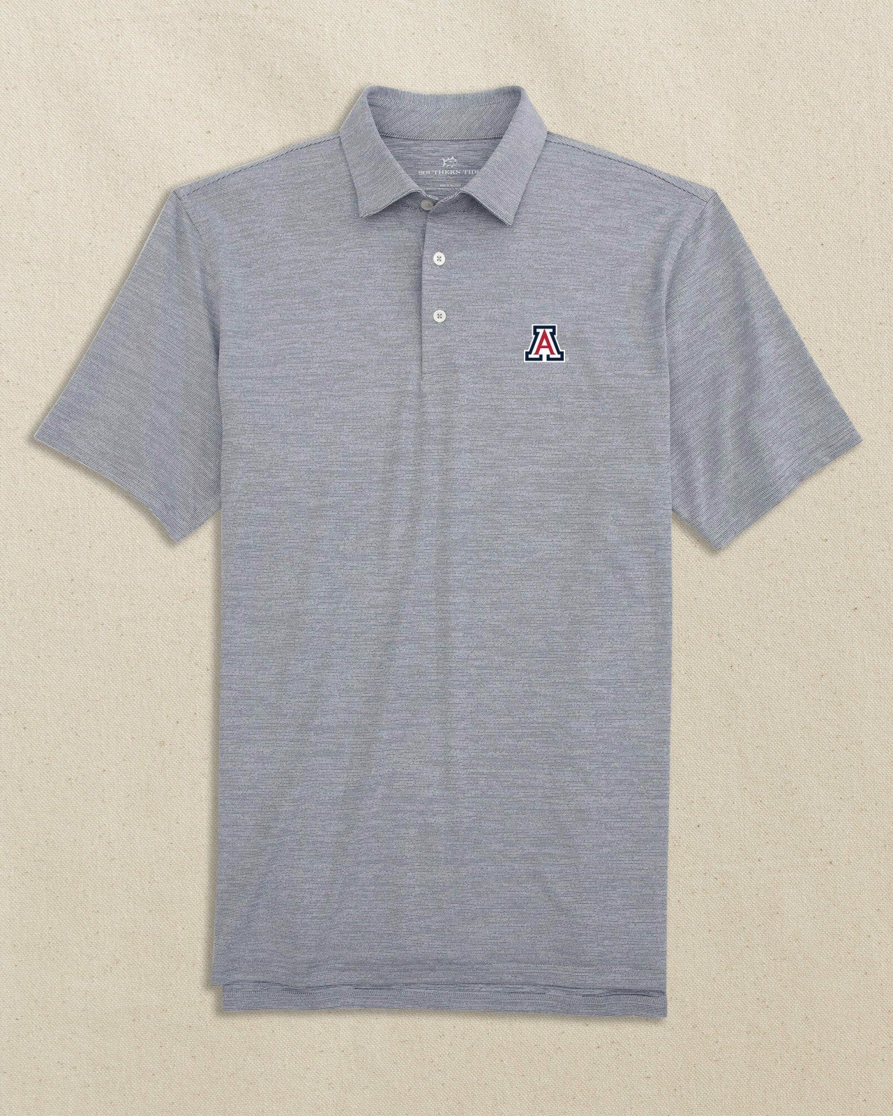 Southern Tide Arizona Wildcats Driver Spacedye Polo For Collegiate