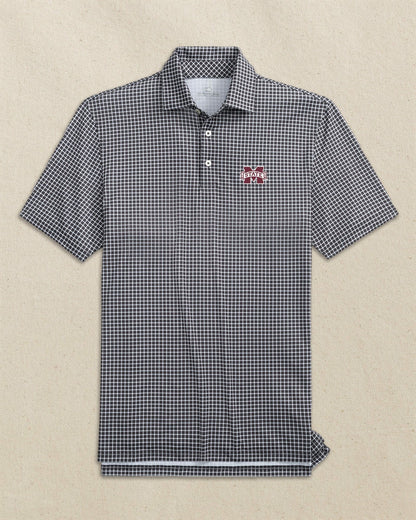 Southern Tide Mississippi State Bulldogs Dunes Edge Plaid Polo For Collegiate
