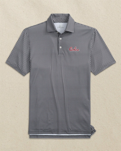 Southern Tide Carolina Gamecocks Driver Dunes Edge Plaid Polo For Collegiate