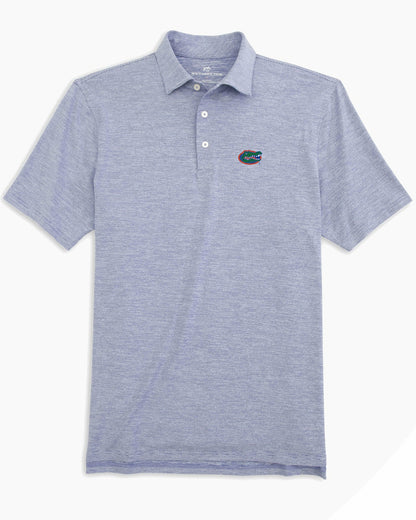 Southern Tide Florida Gators Driver Spacedye Polo Shirt For Collegiate