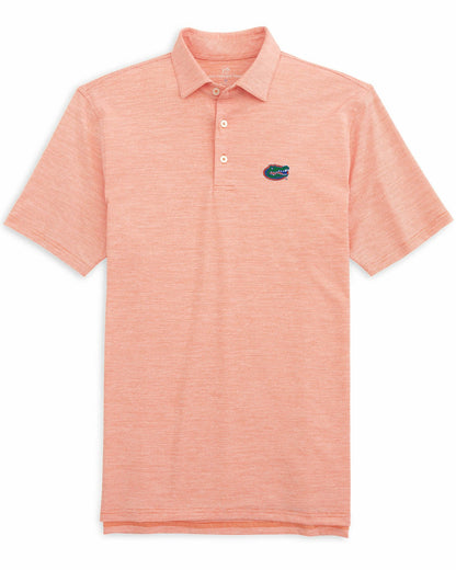 Southern Tide Florida Gators Driver Spacedye Polo Shirt For Collegiate