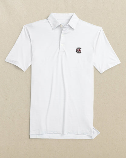 Southern Tide USC Gamecocks Driver ST Geo Printed Polo For Collegiate