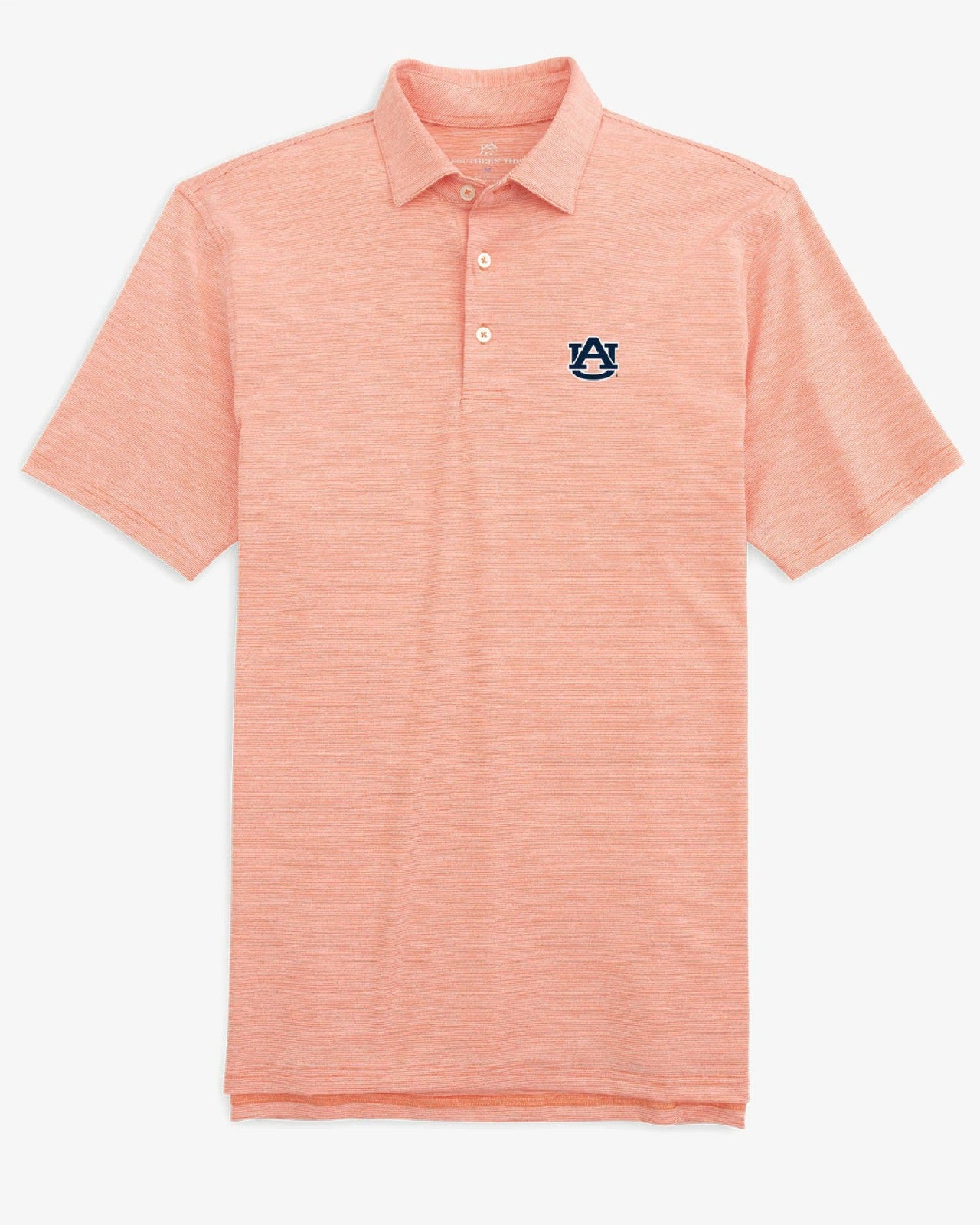 Southern Tide Auburn Tigers Driver Spacedye Polo Shirt For Collegiate