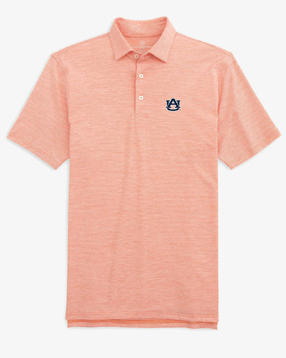 Southern Tide Auburn Tigers Driver Spacedye Polo Shirt For Collegiate