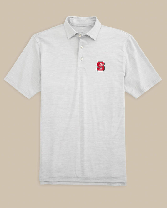 Southern Tide NC State Driver Spacedye Polo Shirt For Collegiate