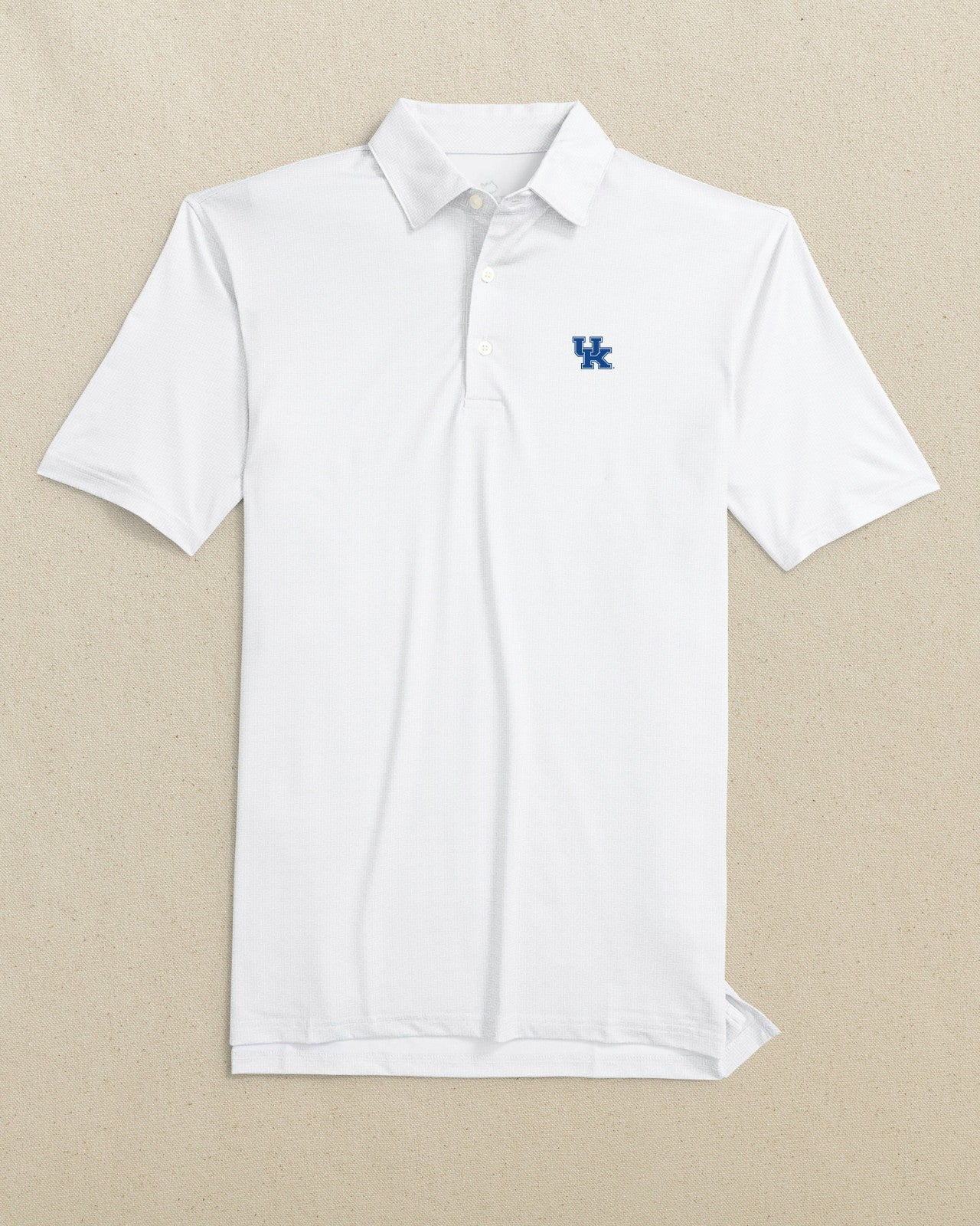 Southern Tide Kentucky Wildcats Driver ST Geo Printed Polo For Collegiate