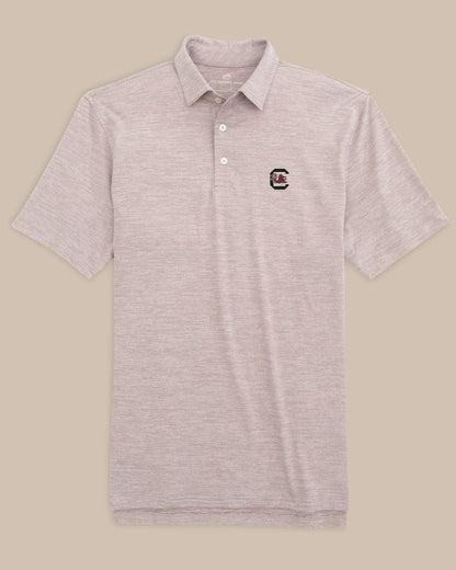 Southern Tide SC Gamecocks Driver Spacedye Polo Shirt For Collegiate