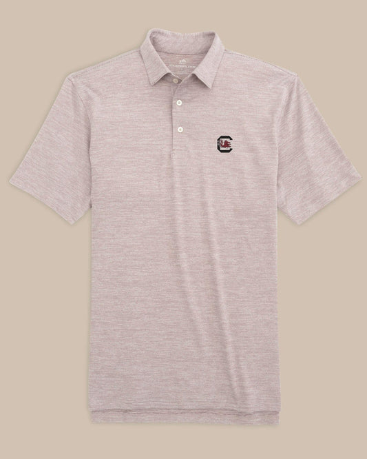 Southern Tide SC Gamecocks Driver Spacedye Polo Shirt For Collegiate