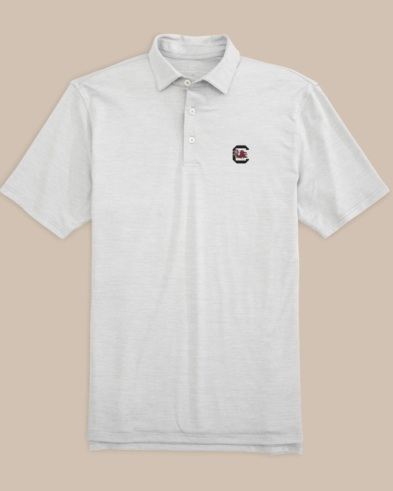 Southern Tide SC Gamecocks Driver Spacedye Polo Shirt For Collegiate