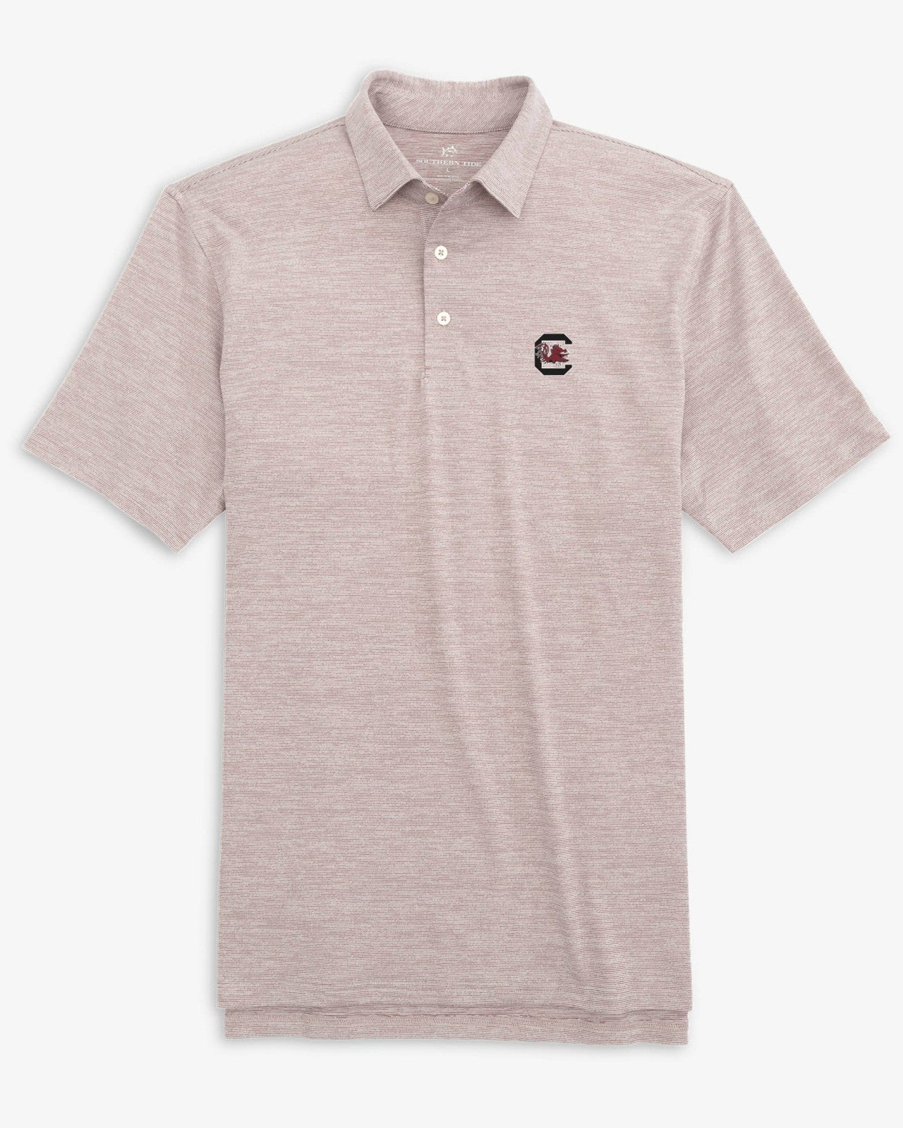 Southern Tide SC Gamecocks Driver Spacedye Polo Shirt For Collegiate
