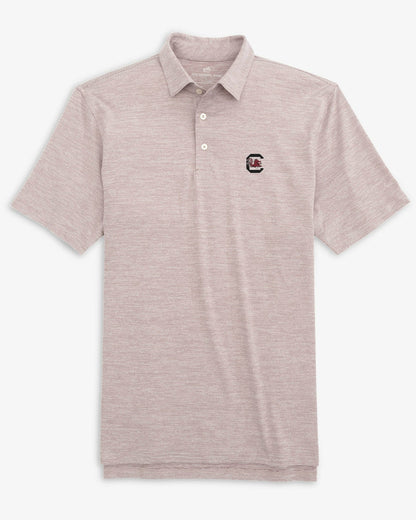 Southern Tide SC Gamecocks Driver Spacedye Polo Shirt For Collegiate