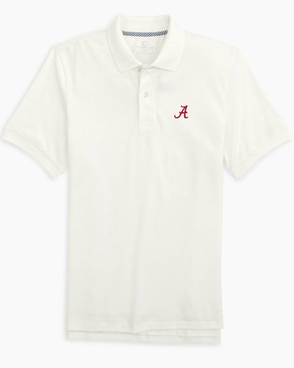 Southern Tide Alabama Crimson Tide Skipjack Polo Shirt For Collegiate