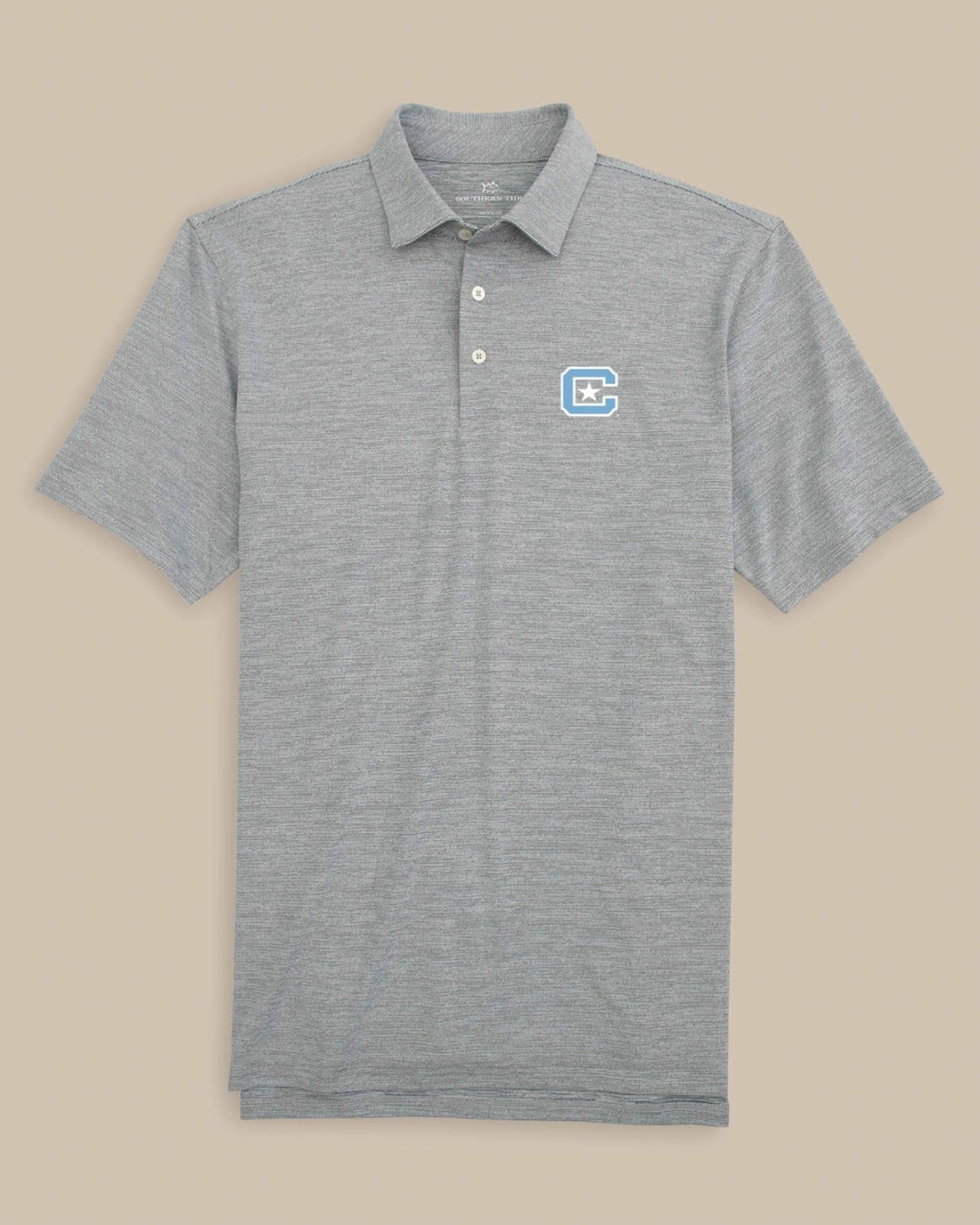 Southern Tide Citadel Bulldogs Driver Spacedye Polo Shirt – Southern Tide For Collegiate