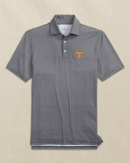 Southern Tide Tennessee Vols Driver Dunes Edge Plaid Polo For Collegiate