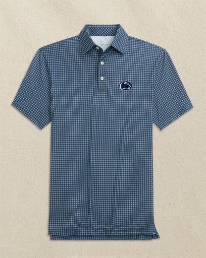 Southern Tide Penn State Nittany Lions Dunes Edge Plaid Polo For Collegiate