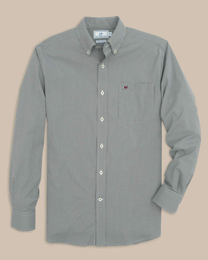 Southern Tide Georgia Bulldogs Gingham Button Down Shirt For Collegiate