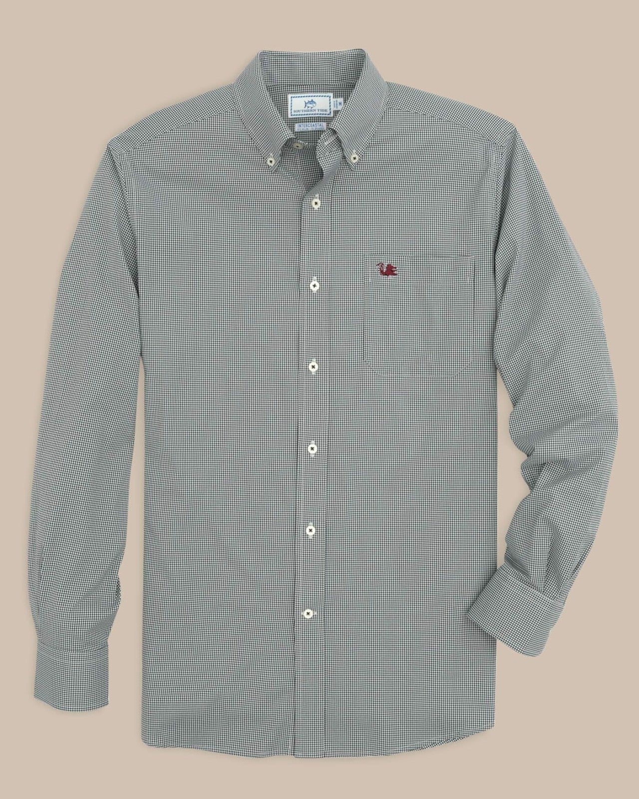 Southern Tide USC Gamecocks Gingham Button Down Shirt For Collegiate