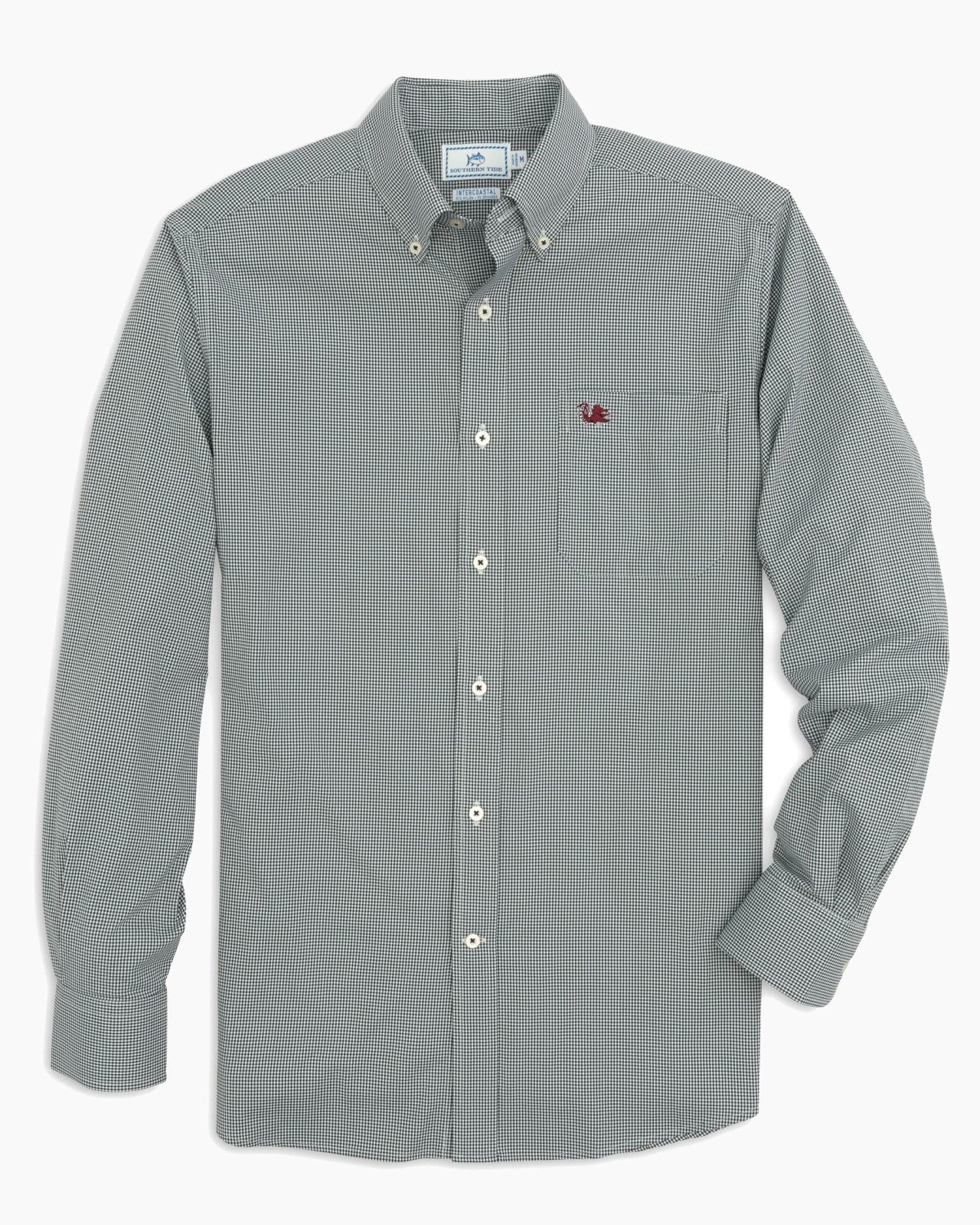 Southern Tide USC Gamecocks Gingham Button Down Shirt For Collegiate