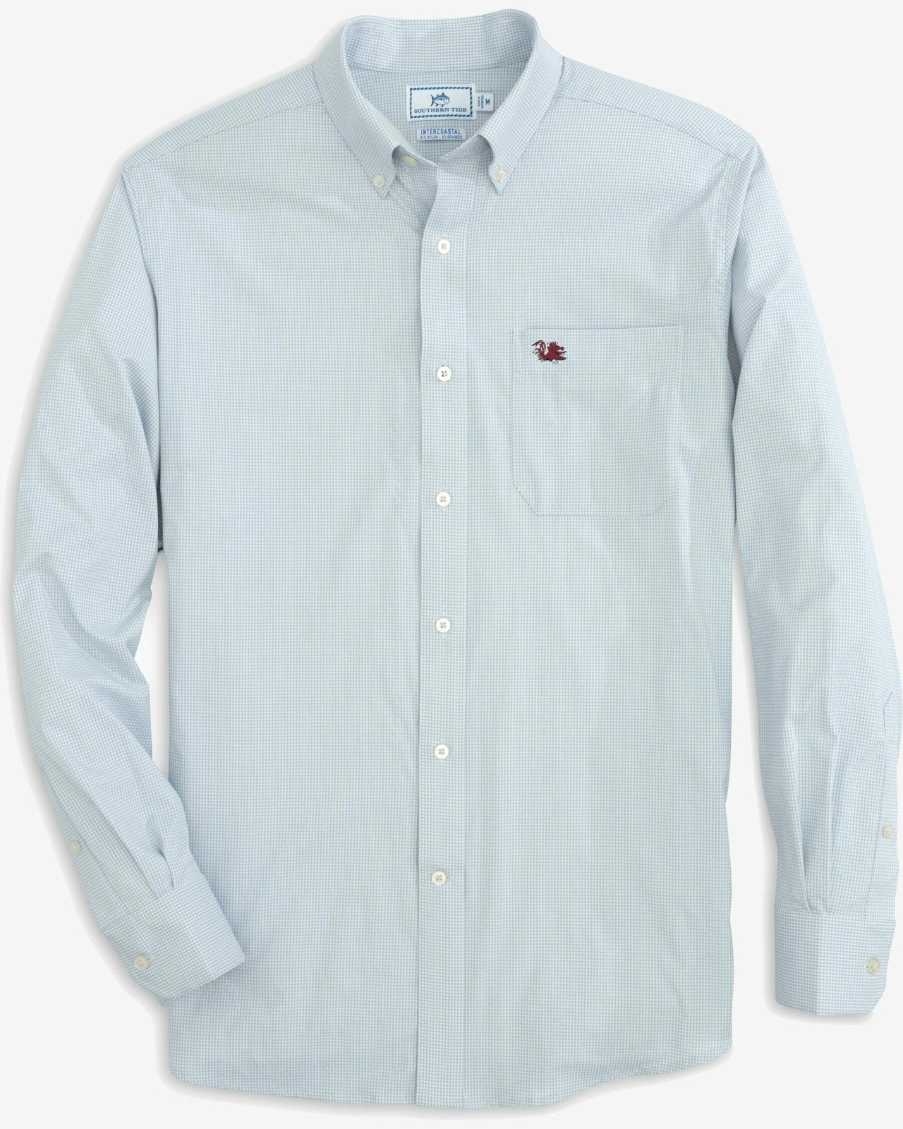 Southern Tide USC Gamecocks Gingham Button Down Shirt For Collegiate