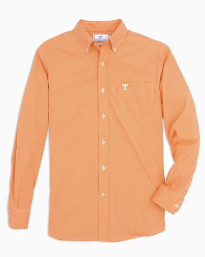 Southern Tide Tennessee Vols Gingham Button Down Shirt For Collegiate