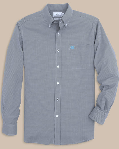 Southern Tide UNC Tar Heels Gingham Button Down Shirt Collegiate For Collegiate