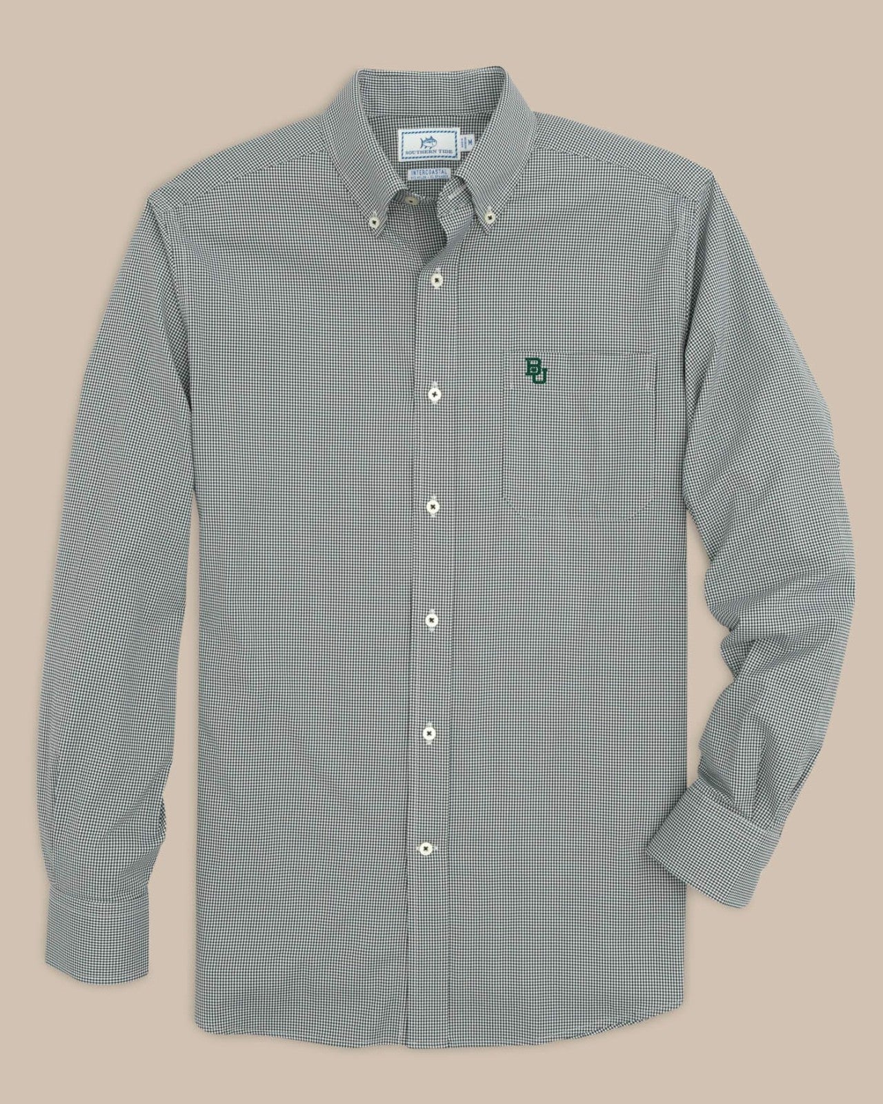 Southern Tide Baylor Gingham Button Down Shirt Collegiate Shirts For Collegiate