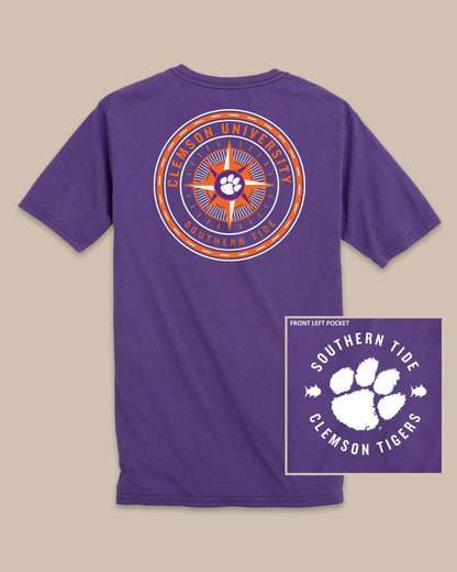 Southern Tide Clemson Tigers Gameday Collegiate Compass T-Shirt For Collegiate