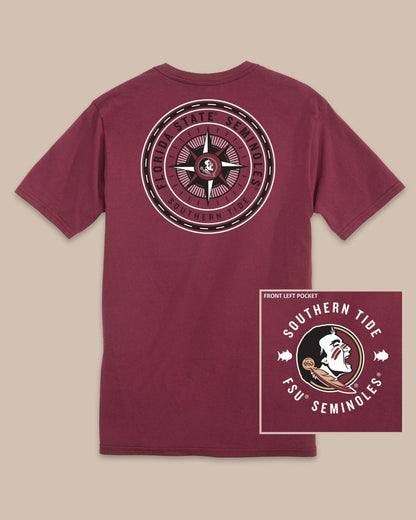 Southern Tide FSU Seminoles Gameday Collegiate Compass T-Shirt For Collegiate