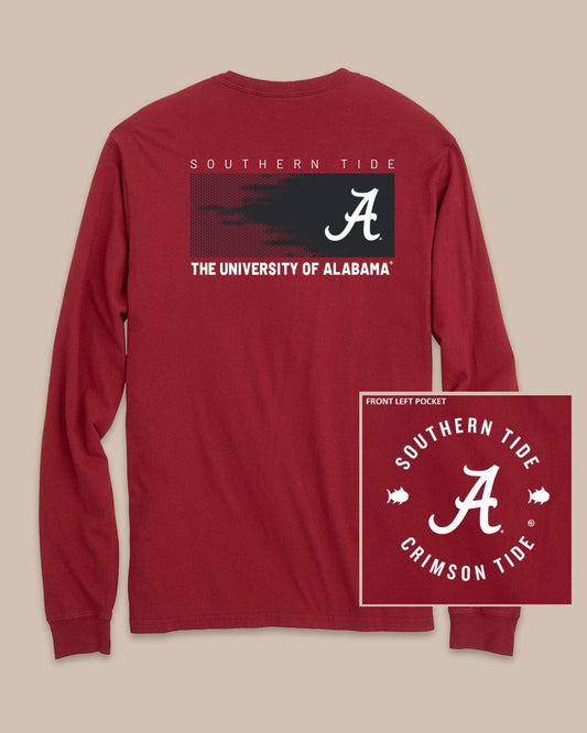 Southern Tide Alabama Crimson Tide Gameday Hexagon T-Shirt For Collegiate