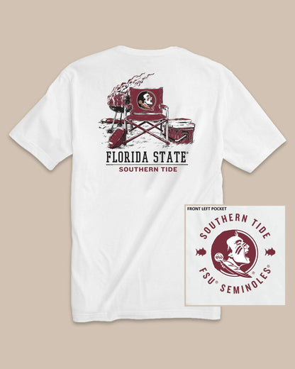 Southern Tide FSU Seminoles Gameday BBQ Tailgate T-Shirt For Collegiate