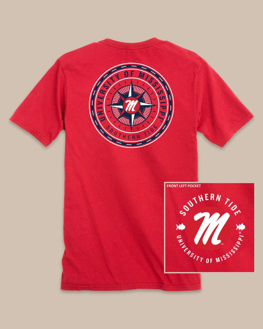 Southern Tide Ole Miss Rebels Gameday Collegiate Compass T-Shirt For Collegiate