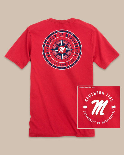 Southern Tide Ole Miss Rebels Gameday Collegiate Compass T-Shirt For Collegiate
