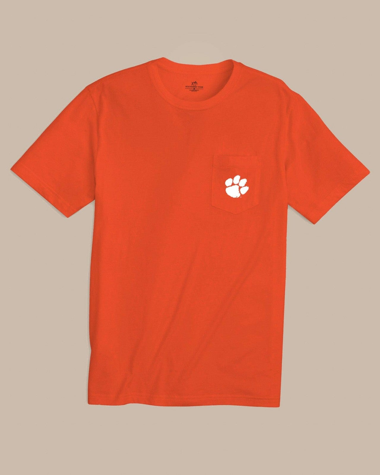 Southern Tide Clemson Tigers Embroidered Short Sleeve T-Shirt For Collegiate