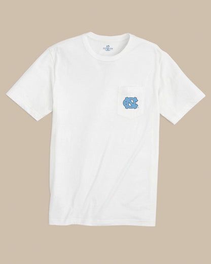 Southern Tide UNC Tar Heels Gameday Embroidered Short Sleeve T-Shirt For Collegiate