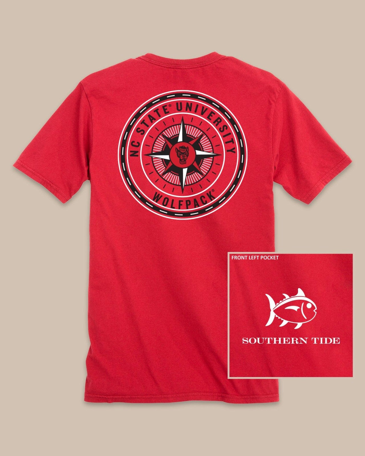 Southern Tide NC State Wolfpack Gameday Collegiate T-Shirt For Collegiate
