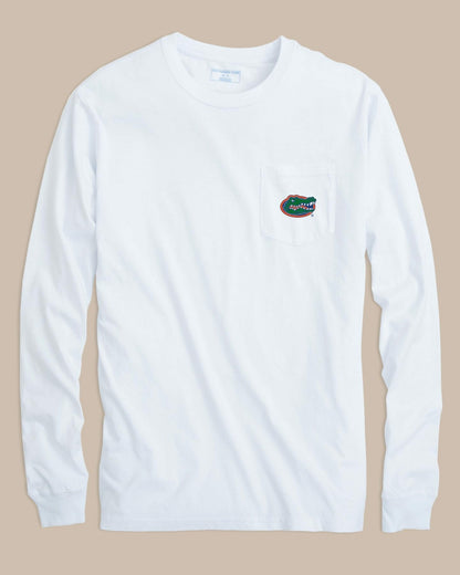 Southern Tide Florida Gators Gameday Embroidered Long Sleeve T-Shirt For Collegiate