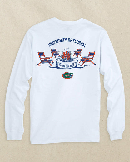 Southern Tide Florida Gators Bonfire Long Sleeve T-Shirt For Collegiate