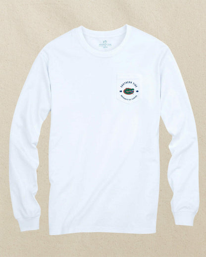 Southern Tide Florida Gators Bonfire Long Sleeve T-Shirt For Collegiate