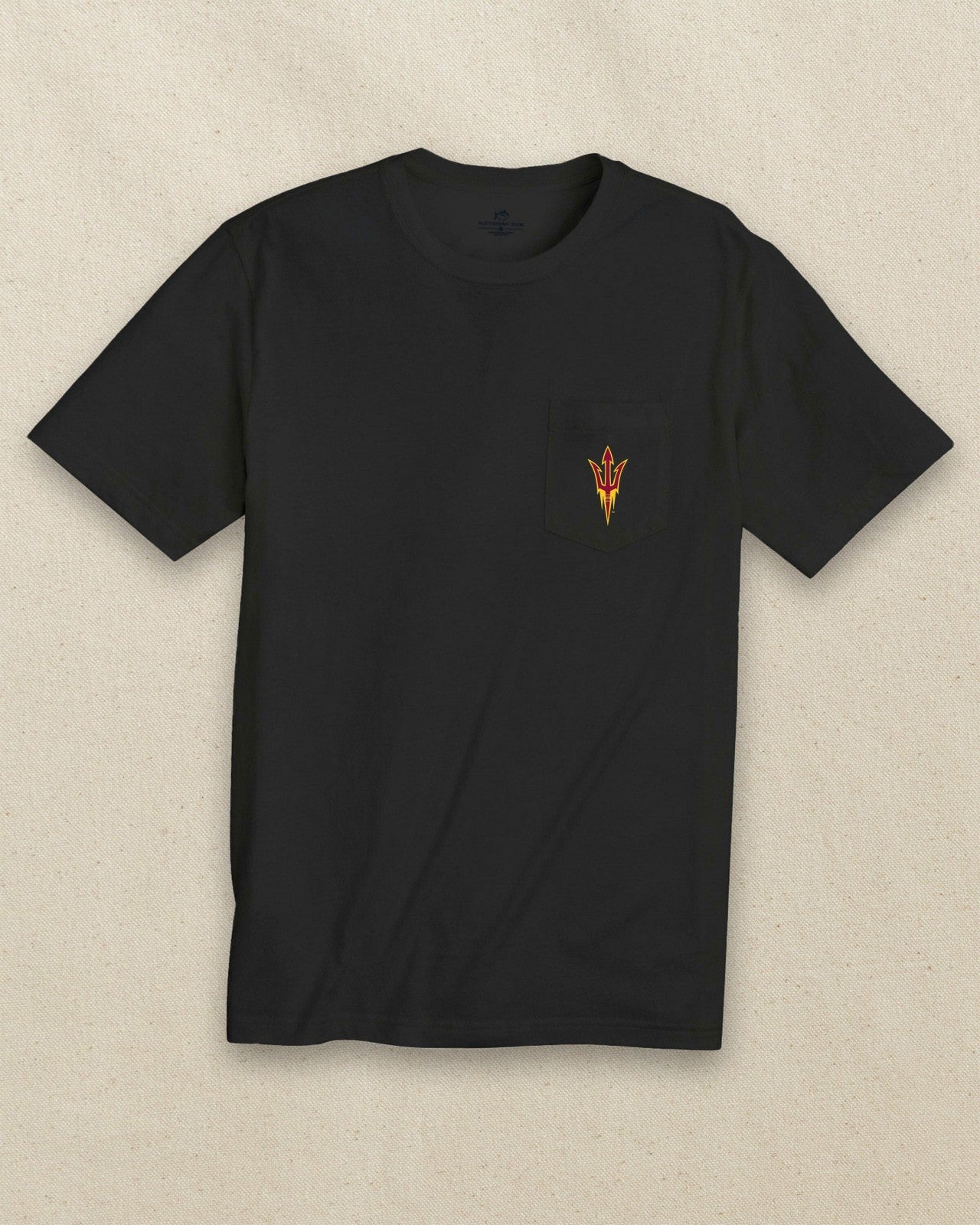 Southern Tide Arizona State Embroidered Short Sleeve T-Shirt For Collegiate