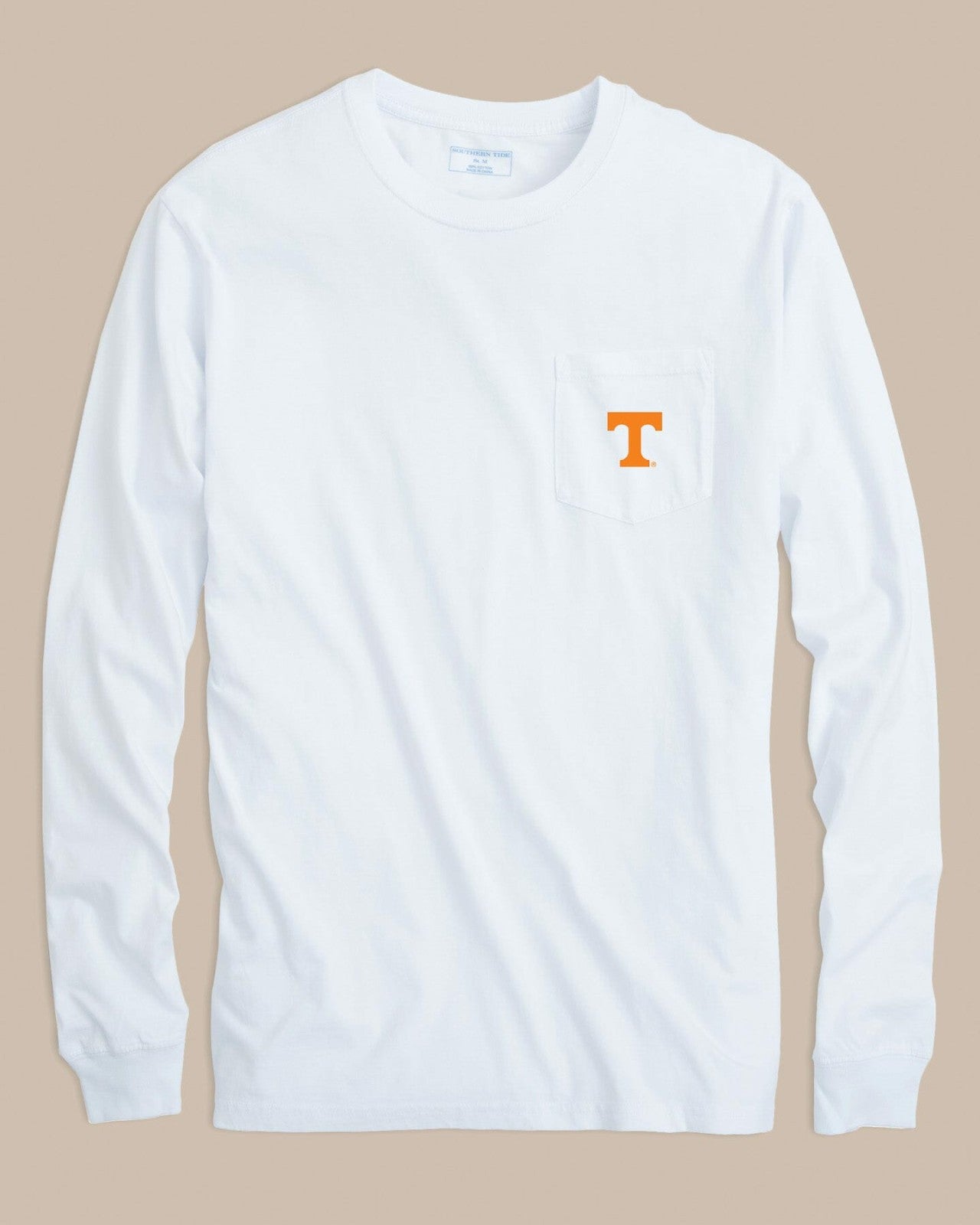 Southern Tide Tennessee Vols Gameday Embroidered Long Sleeve T-Shirt For Collegiate