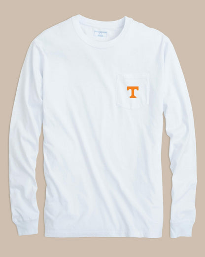 Southern Tide Tennessee Vols Gameday Embroidered Long Sleeve T-Shirt For Collegiate