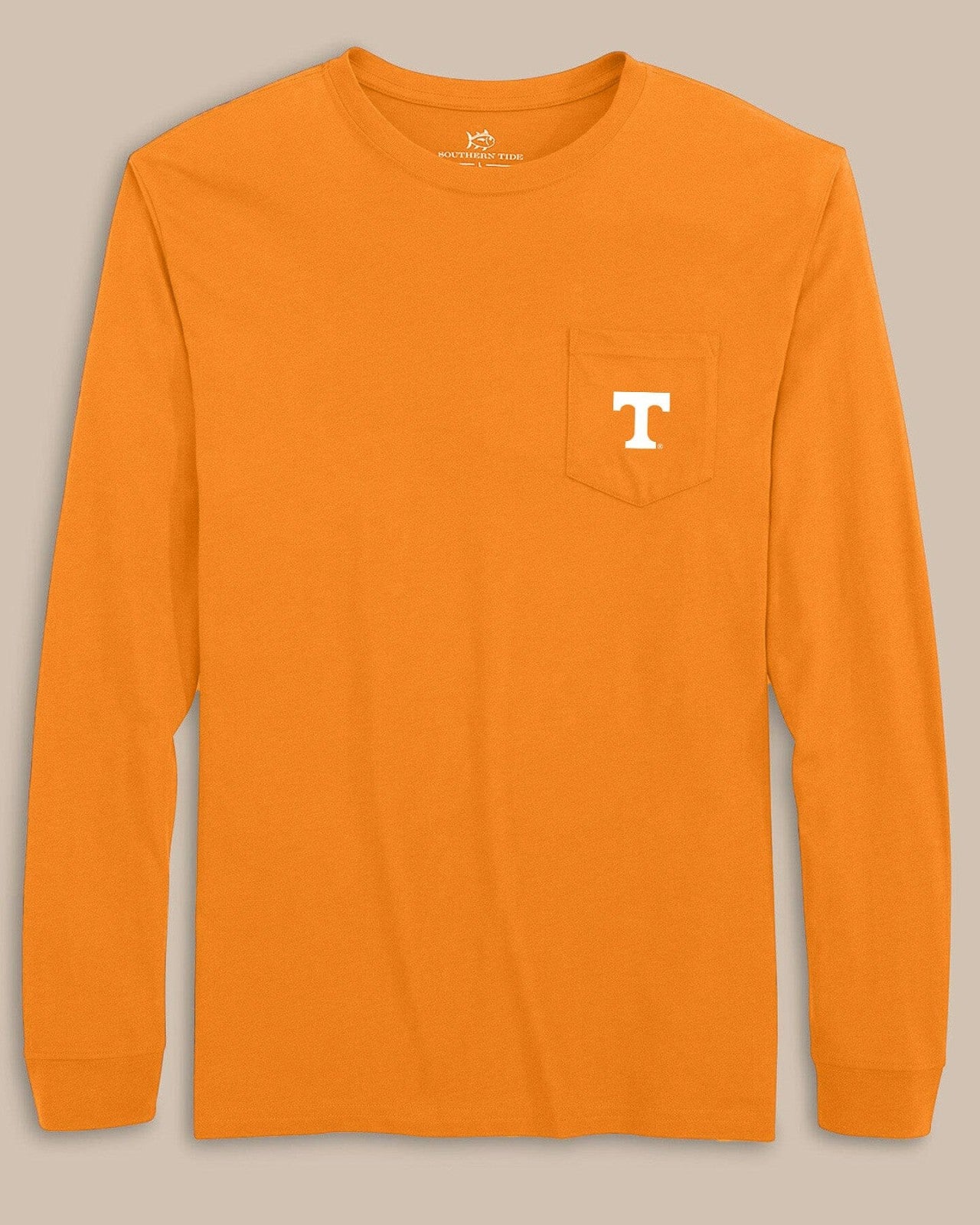 Southern Tide Tennessee Vols Gameday Embroidered Long Sleeve T-Shirt For Collegiate