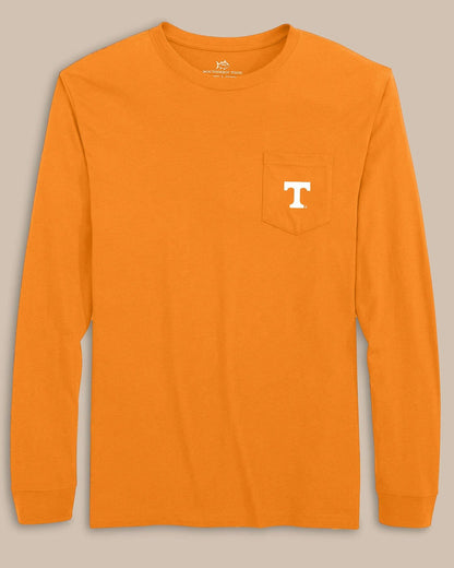 Southern Tide Tennessee Vols Gameday Embroidered Long Sleeve T-Shirt For Collegiate