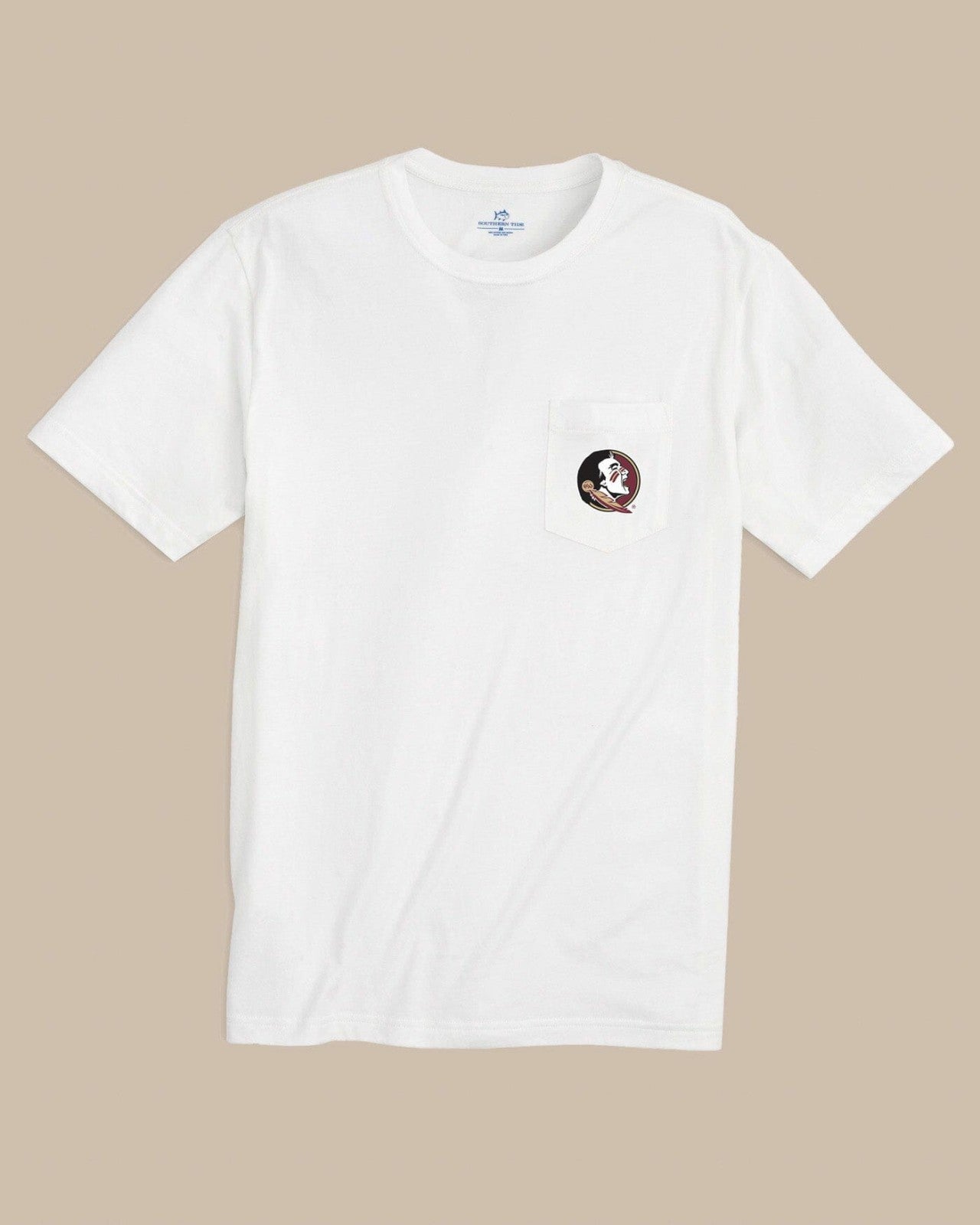 Southern Tide FSU Seminoles Gameday Embroidered Short Sleeve T-Shirt For Collegiate