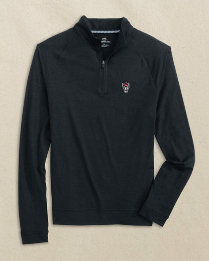 Southern Tide NC State Wolf Head Cruiser Quarter Zip For Collegiate