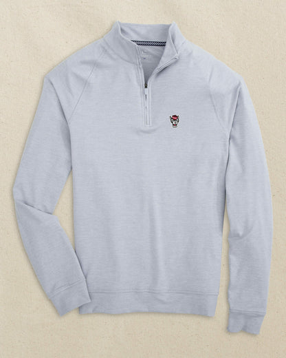 Southern Tide NC State Wolf Head Cruiser Quarter Zip For Collegiate